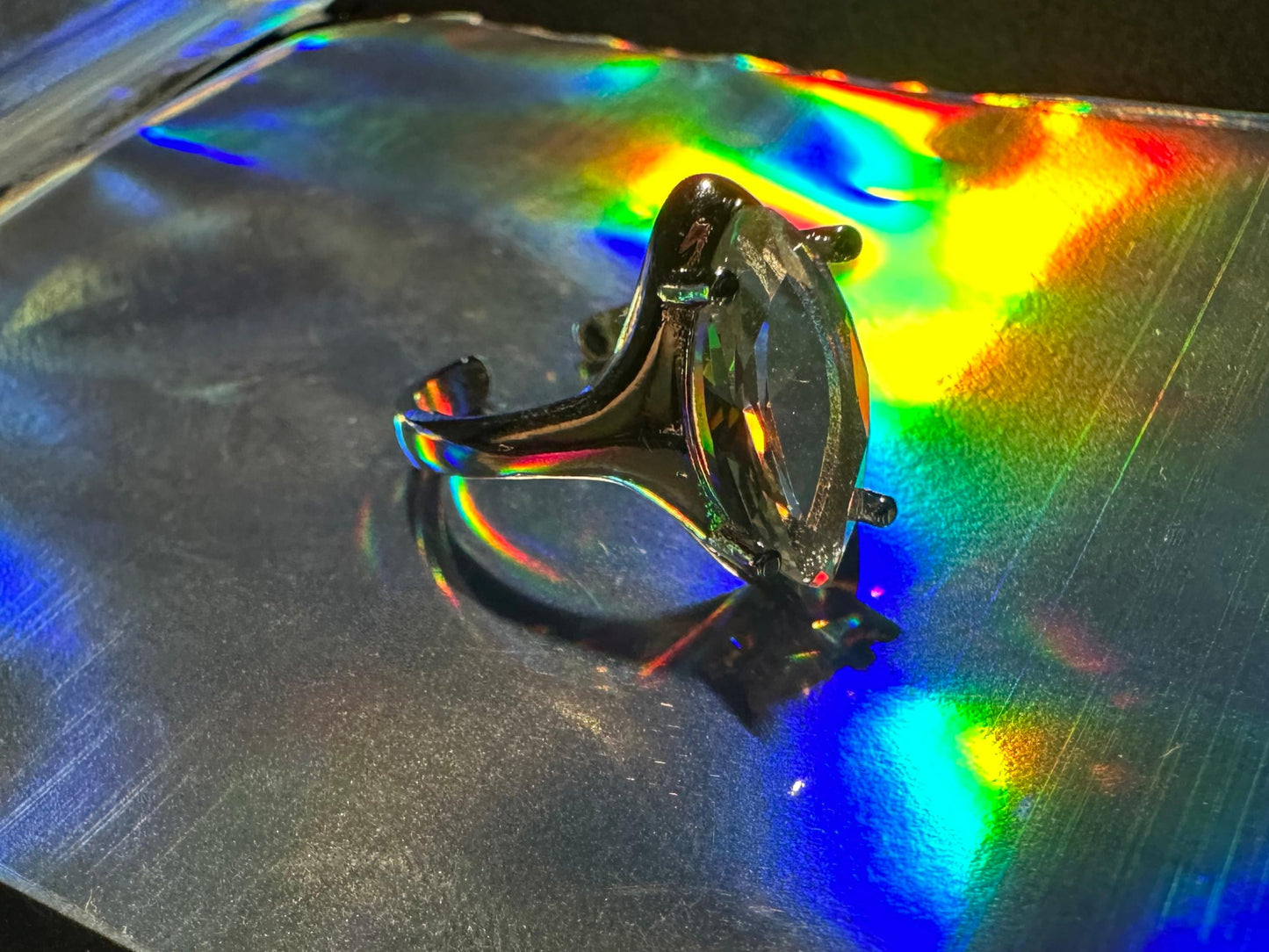 crystal shard ring