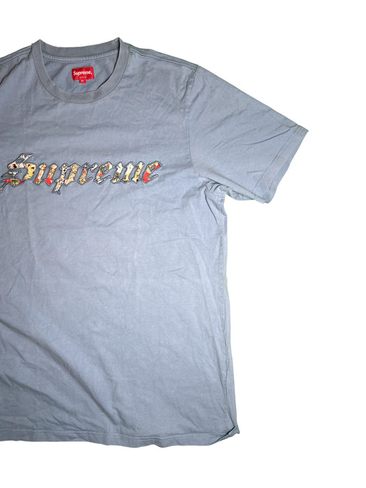 Supreme Multi-Color Gothic Logo Tee